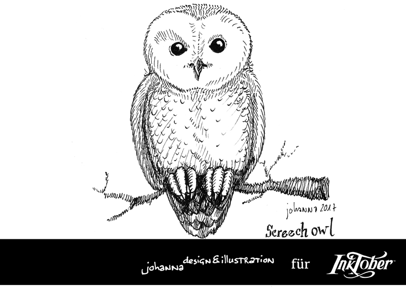 Inktober_9_SCREECH_owl