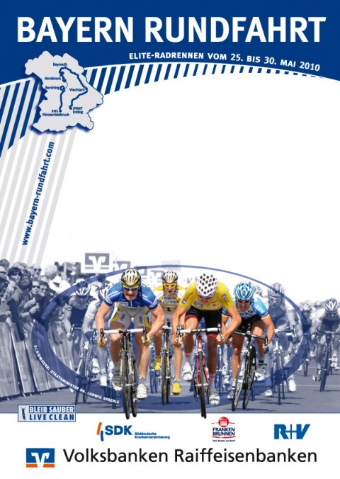plakat zur bayern rundfahrt 2010